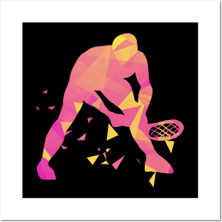 Tennis Player Posters and Art